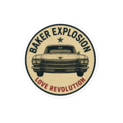 Love Rev Cadillac Sticker