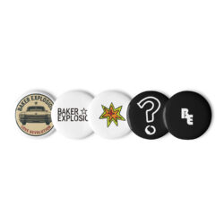 Set of pin buttons
